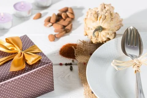 Table prepared Stock-Fotos