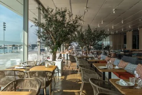 Table prepared on a restaurant, Stock Photos