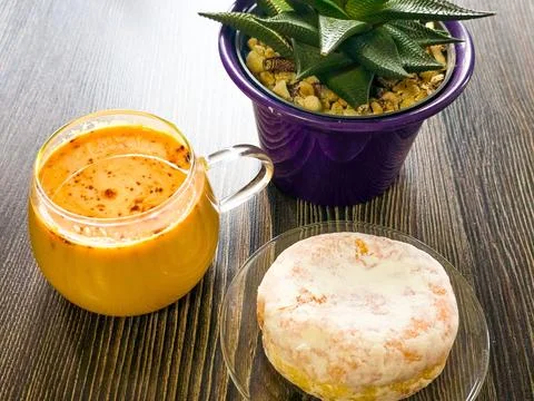 Table ready for snack Stock Photos