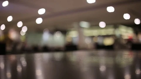 Table at restaurant blurred background Stock Footage 80962585