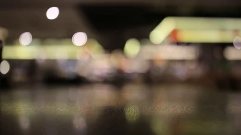 Table at restaurant blurred background Stock Footage 80962876