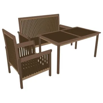 Table restaurant cafe vector illustration icon dinner chair romantic flat 스톡 일러스트