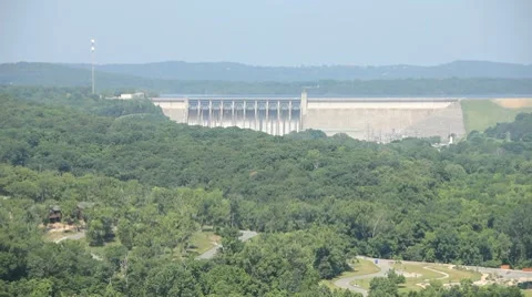 Table Rock Lake Dam 4 Stock Footage 7746690