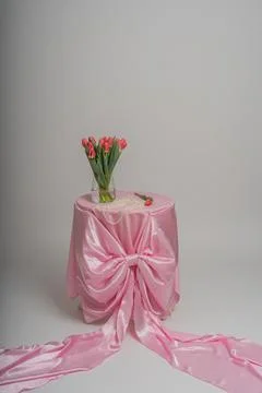 Table for a romantic dinner Stock Photos