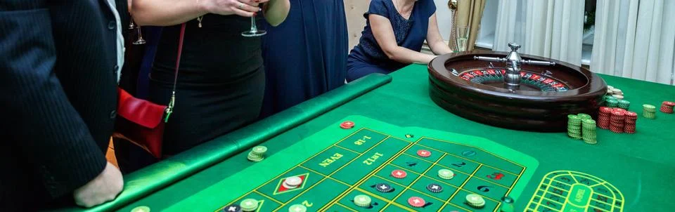 Table with Roulette Stock Photos