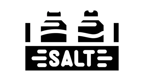 Table salt glyph icon animation Vidéo 227106430