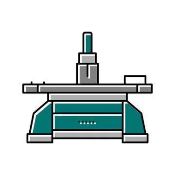 Table saw color icon vector illustration Stock Illustration