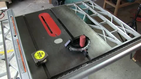 Table Saw Stock Footage 10796171