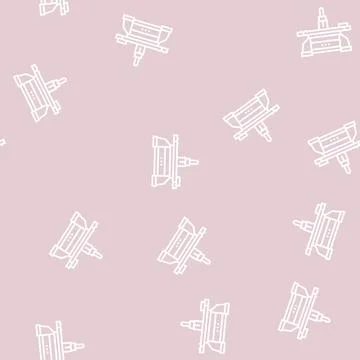 Table saw line seamless pattern Stock Illustration