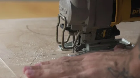 Table Saw Slow Motion 120fps Stock Footage 71896682