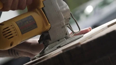 Table Saw Slow Motion 120fps Stock Footage 71896814