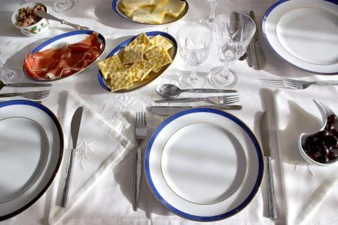 Table set Stock Photos