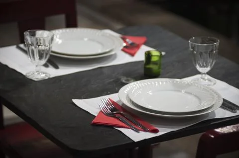 Table set Stock Photos
