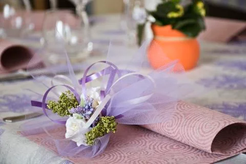 The table set. Stock Photos
