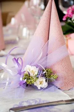 The table set. Stock Photos