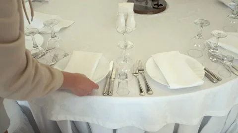 Table setting Stock Footage 169982191