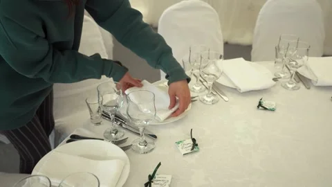 Table setting Stock Footage 169982202