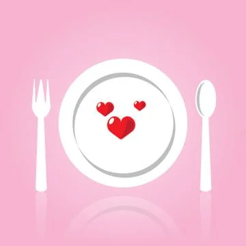 Table Setting Stock Illustration