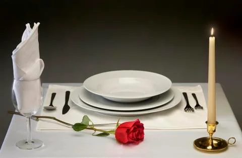 Table setting Stock-Fotos