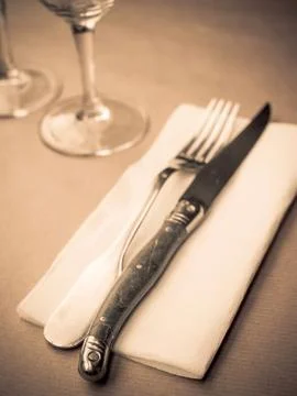 Table setting Stock-Fotos