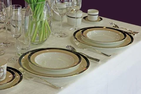 Table setting Stock Photos