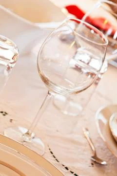 Table setting Foto stock