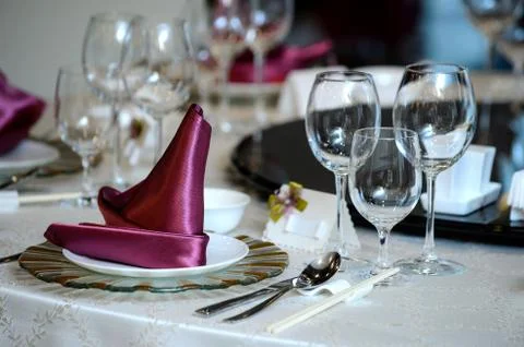 Table setting Stock Photos