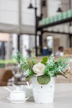 Table Setting in Restaurant Stock Photos