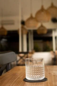 Table setting in a restaurant Stock Photos