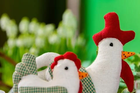 Table setting with toys Stock Photos