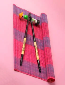 Table setting vietnam Stock Photos