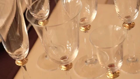 Table setting in the yard Stock Footage 123001910