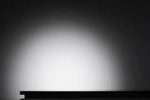 Table with shading background Stock Photos