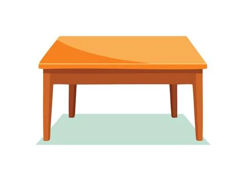 A Table simple illustration Stock Illustration