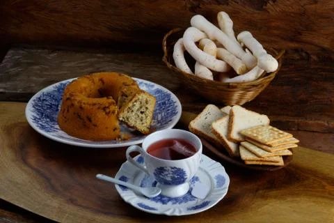 Table Snack Traditional Stock Photos