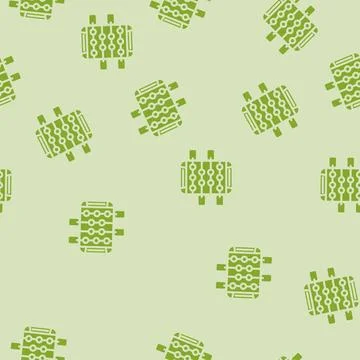 Table soccer board glyph vector seamless pattern 스톡 일러스트