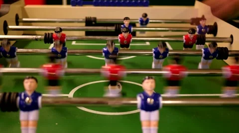 Table Soccer Stock Footage 50418608