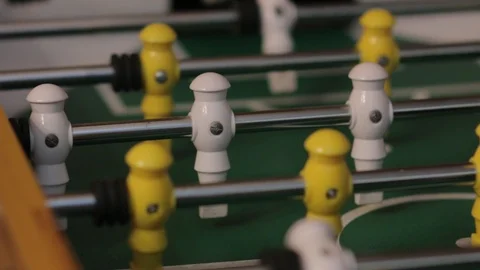 The Table Soccer Game Stock Footage 88187735