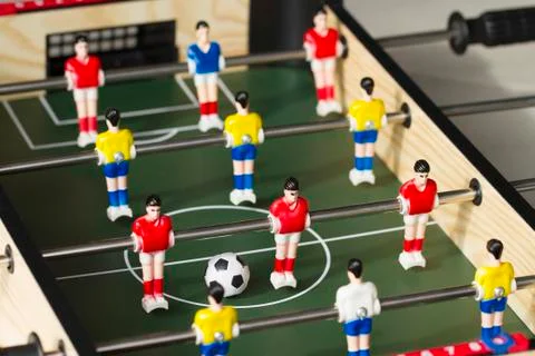 Table soccer game Stock Photos