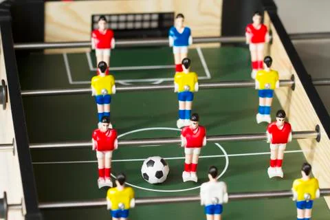 Table soccer game Stock Photos