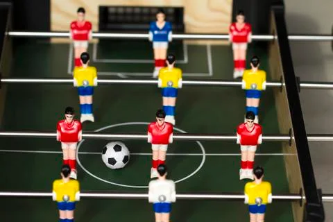 Table soccer game Stock Photos