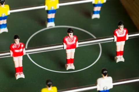 Table soccer game Stock Photos
