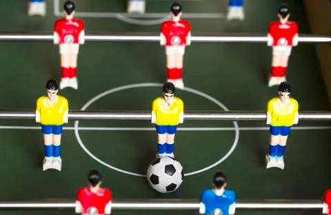 Table soccer game Stock Photos