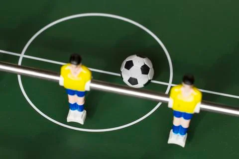 Table soccer game Stock Photos