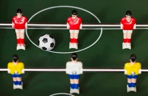 Table soccer game Stock Photos