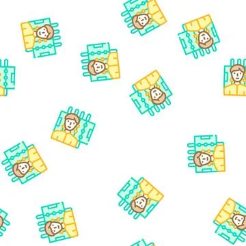 Table soccer game vector seamless pattern 스톡 일러스트