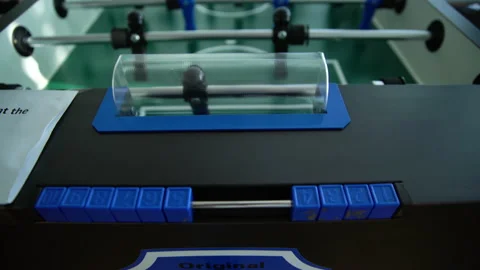 Table Soccer - kicker Stock Footage 143897184