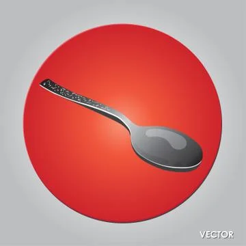Table spoon Stock Illustration