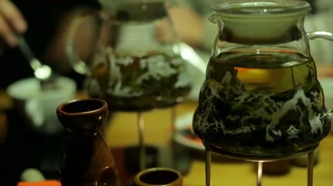 A table at sushi bar Stock Footage 46447488