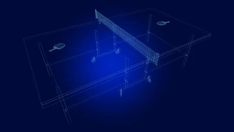 Table tennis background Illustrazione stock